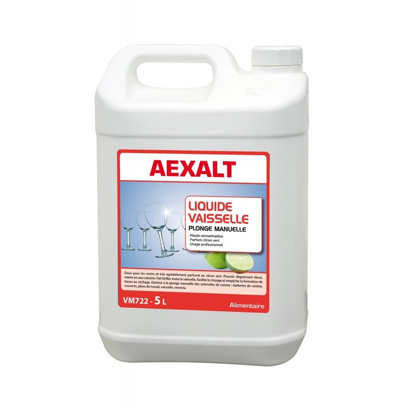 LIQUIDE VAISSELLE VM722 CITRON BIDON 5L AEXALT VM722