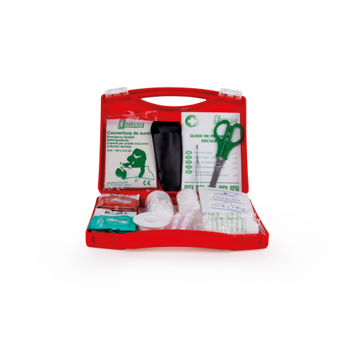 TROUSSE SECOURS PLEINE POLYPRO ASEP BTP 5 ROUGE