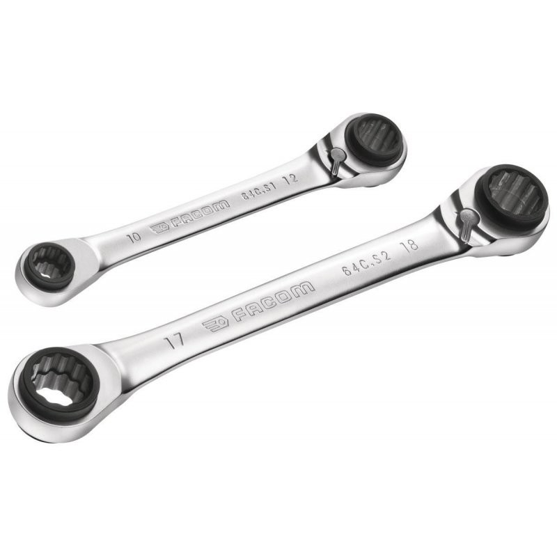 COUTEAU ELECTRICIEN MANCHE PLASTIQUE 2 LAMES FACOM 640180