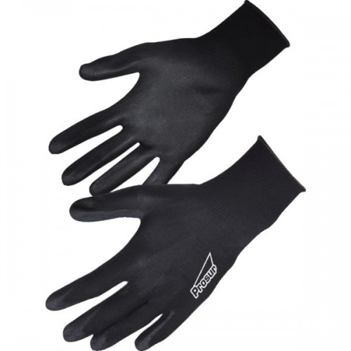 GANT PAUME ENDUITE PU NOIR NYM713PUB08 -8 T8 (SACHET DE 10 PAIRES)