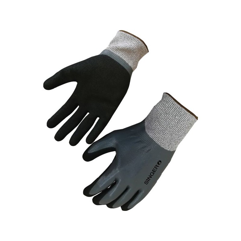 GANT DOUBLE ENDUCTION TOTALE NITRILE INDICE D - PHD55706 100333-6 T6 (SACHET DE