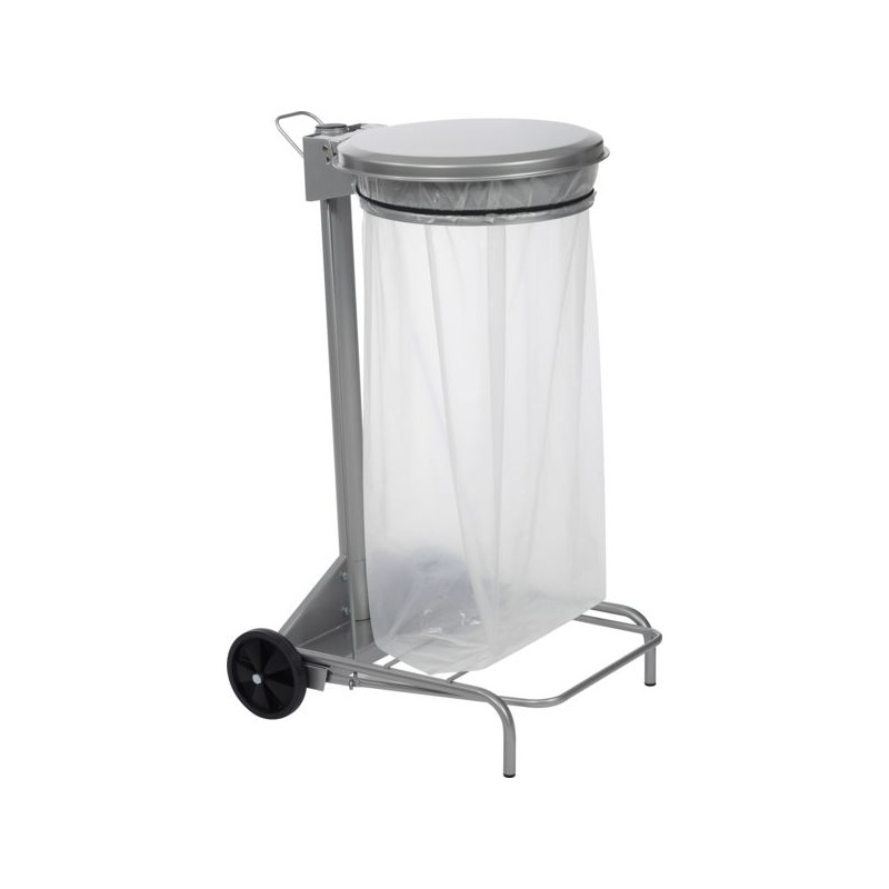 POUBELLE MOBILE COLLECTROULE APEDALE POUR SAC 50L