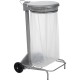 POUBELLE MOBILE COLLECTROULE APEDALE POUR SAC 50L