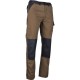 PANTALON FORGERON BICOLORE MULTIPOCHES CHATAIGNE/GRIS SOMBRE T.48