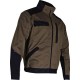 VESTE GRAVEUR MULTIPOCHES - CHATAIGNE/GRIS SOMBRE - T2