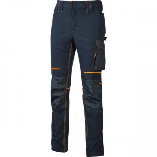 PANTALON ATOM - MARINE/ORANGE - T.L
