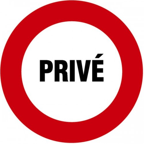 DISQUE D'INTERDICTION Ø 300 MM DEFENSE DE STATIONNER