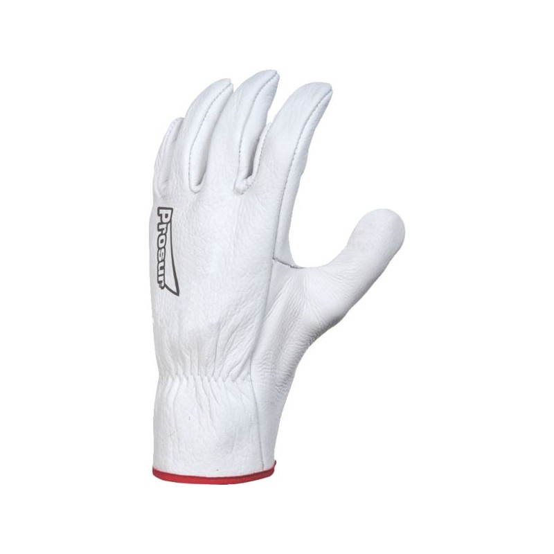 GANT CUIR DE BOVIN TOUT FLEUR SERRAGE ELASTIQUE TAILLE 9 11691-9