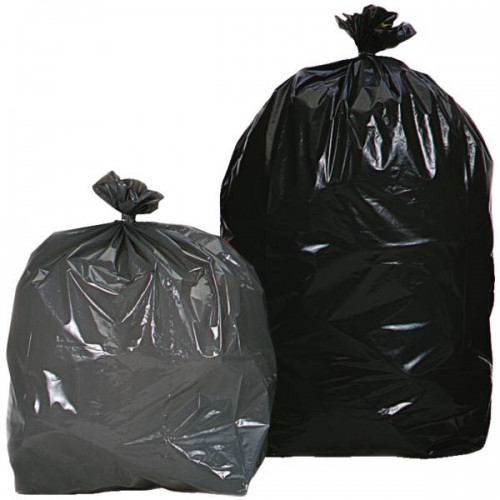 SAC POUBELLE GRIS 100 L - 60 MICRONS CARTON DE 200 SACS - 8X251 010 090