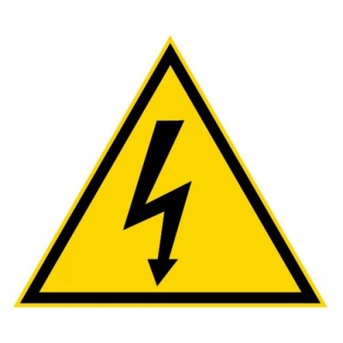 TRIANGLE D'AVERTISSEMENT DANGER 300 MM DANGER ATMOSPHERE EXPLOSIVE Ø 300MM