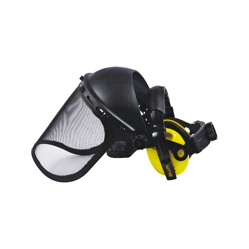 KIT PROTECTION DU VISAGE FORESTIER CASQUE ANTIBRUIT + VISIERE 15737