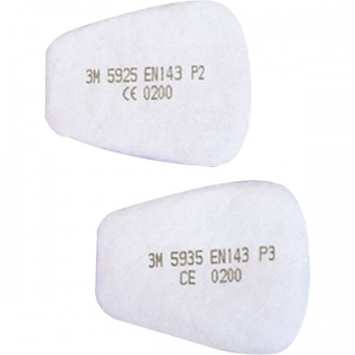 FILTRE ANTIPOUSSIERES POUR UTILISATION COMBINEE AVEC FILTRES ANTIGAZ POUR 6200 -