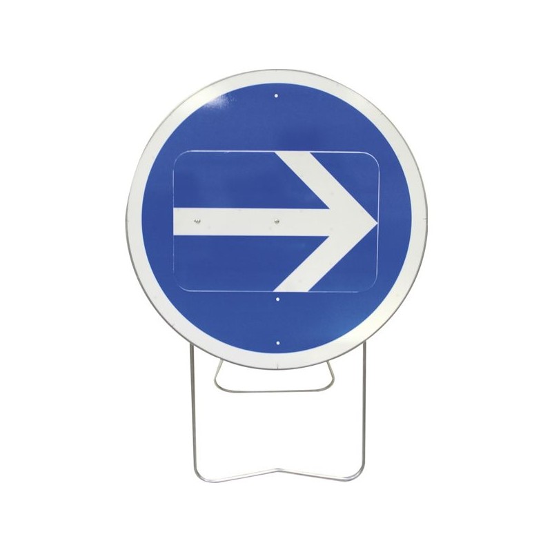 PANNEAU DE SIGNALISATION BK Ø650 SENS OBLIGATOIRE