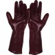 GANT PVC ROUGE LONGUEUR 35CM T9,5 13683-9.5