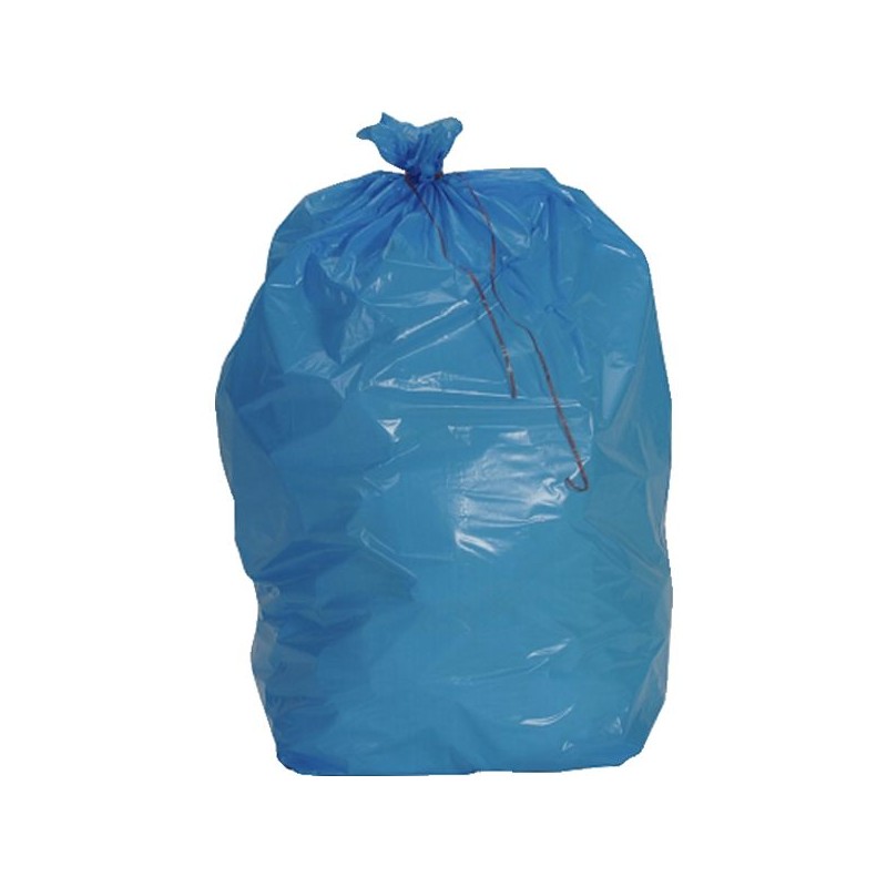 SAC POUBELLE 50 L BLEU HD 18 MICRONS CARTON DE 500 - RLX 50SACS