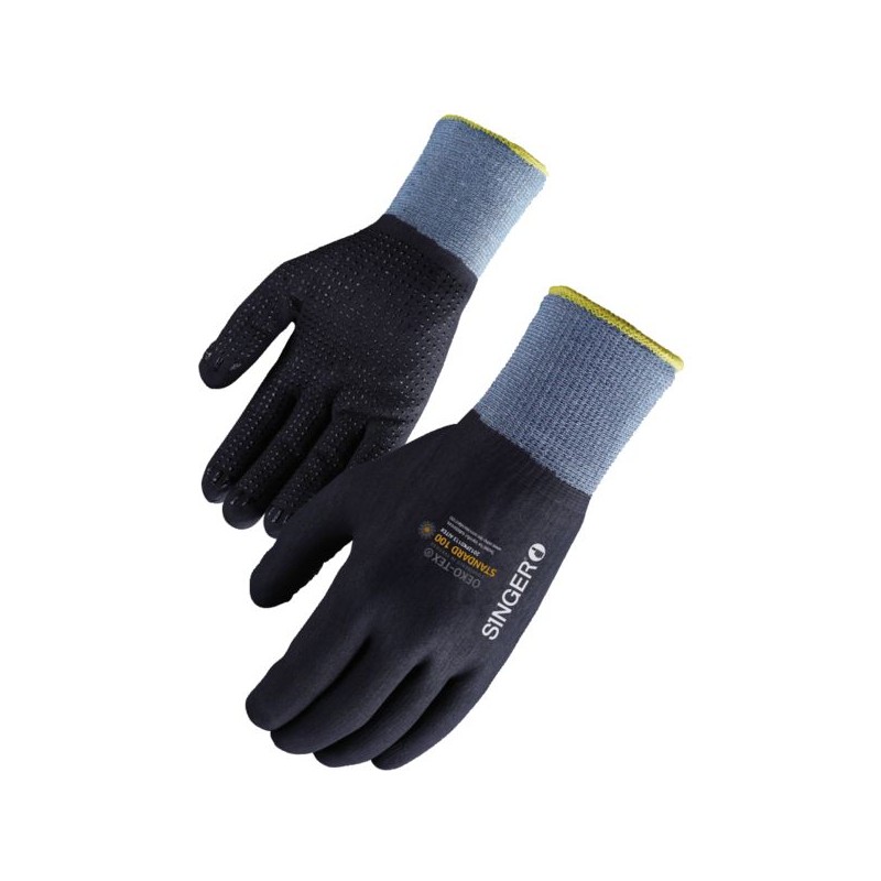 GANT TOUT ENDUIT PICOTS NITRILE SUR LA PAUME TAILLE 10 14169-10