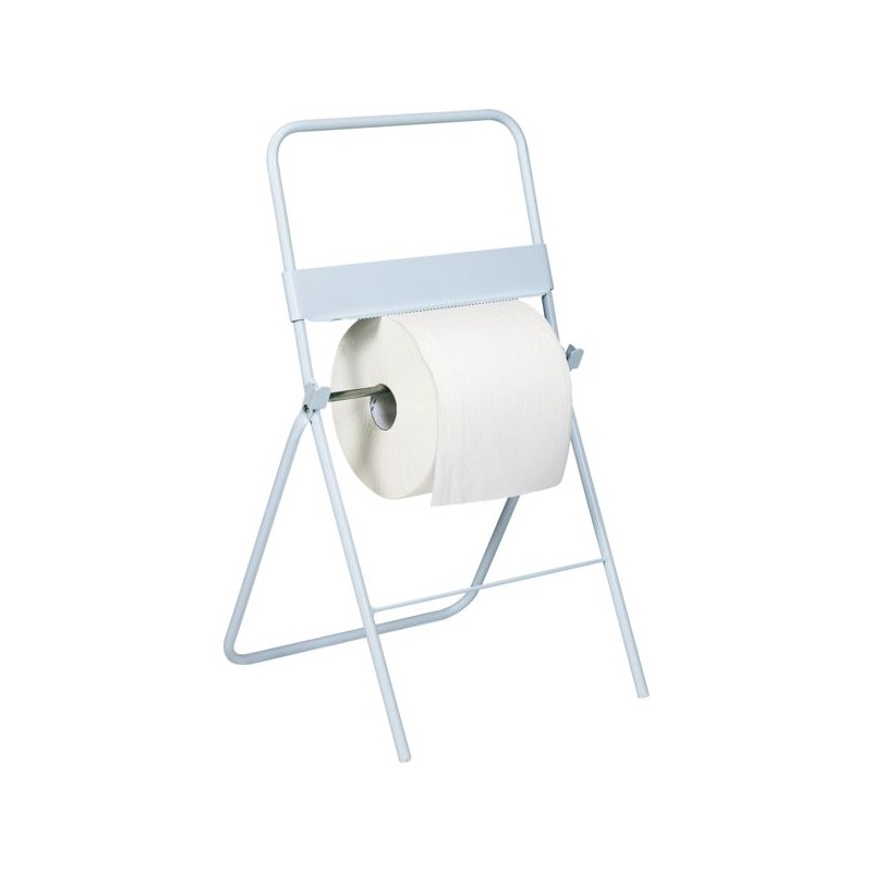 DEROULEUR BOBINE ESSUYAGE+LAME CRANTEE SUR PIED