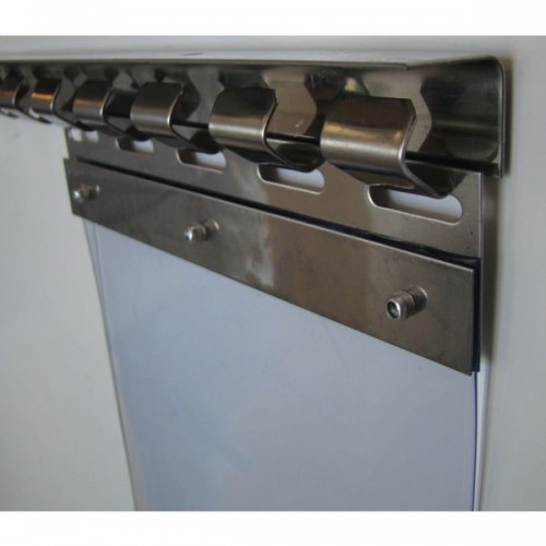 PROFILE INOX POUR LANIERE PVC 1000MM