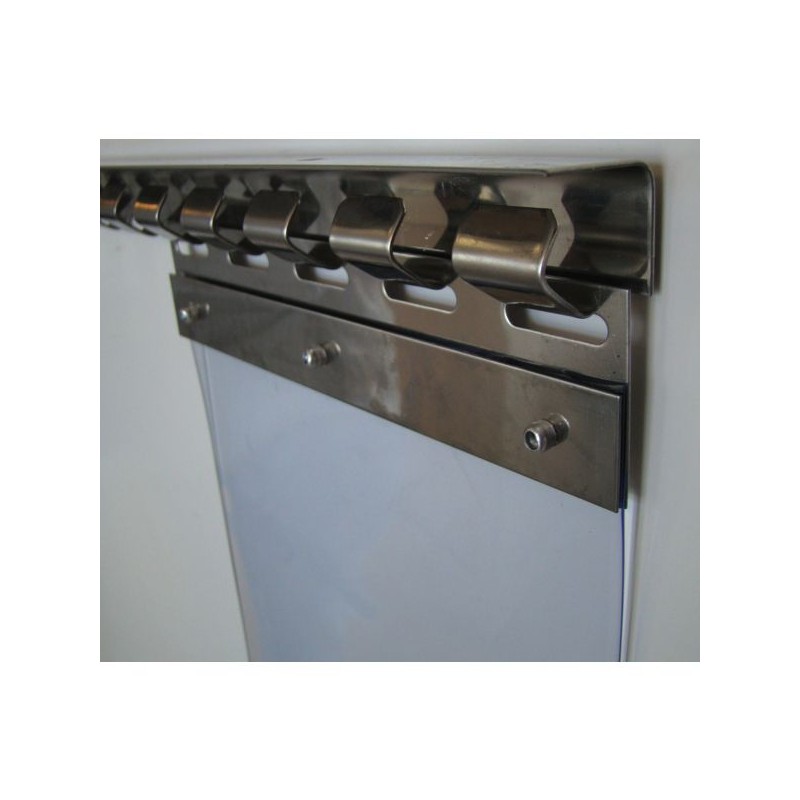 PROFILE INOX POUR LANIERE PVC 1000MM