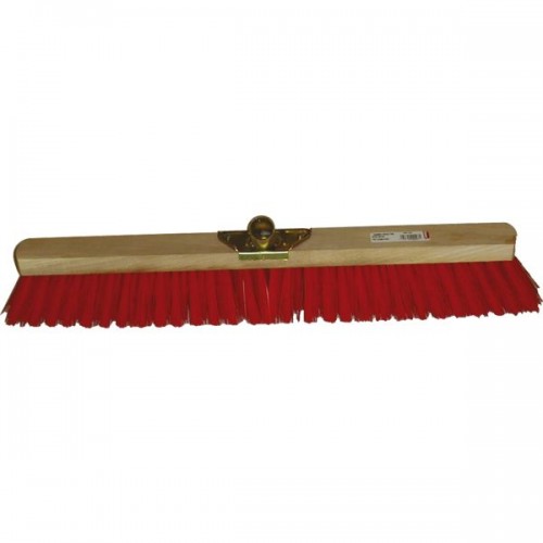 BALAI INDUSTRIE PROFESSIONNEL DOUILLE METAL INCLINEE 60 CMPVC ROUGE