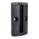 PLATINE MURALE NOIRE POURSANGLE 50 MM