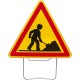 PANNEAU TRIANGULAIRE DE SIGNALISATION 1000 MMCI T1- CHANTIER MOBILE
