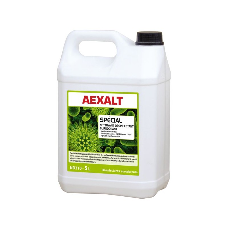 DESINFECTANT SPECIAL VO POUR GAINE VIDE ORDURES POUBELLES BIDON 5 L