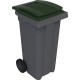 CONTENEUR POUBELLE ROULANT 180 L VERT