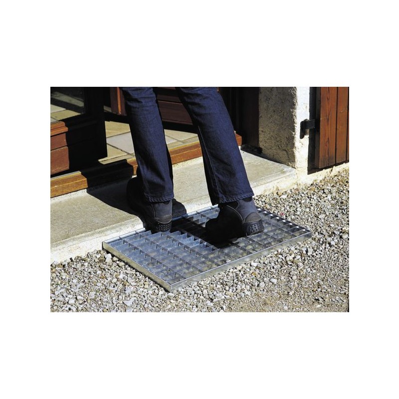 GRILLE METAL GALVANISE 40 X 60 CM