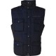 GILET MATELASSE MULTIPOCHES BLEU MARINE - TAILLE S 16663-BM-S