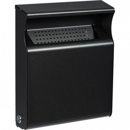 CENDRIER MURAL EXTERIEUR ACIERMANGANESE 1 L - 282 X 150 X 60 MM