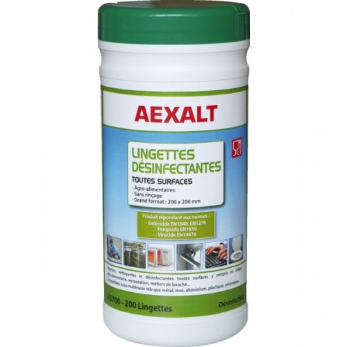 LINGETTES DESINFCTANTES BACTERICIDE - BTE 200 LINGETTES