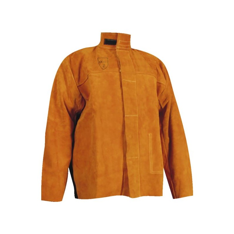 VESTE BLACK - CUIR DOS IGNIFUGE TAILLE XL A L'UNITE