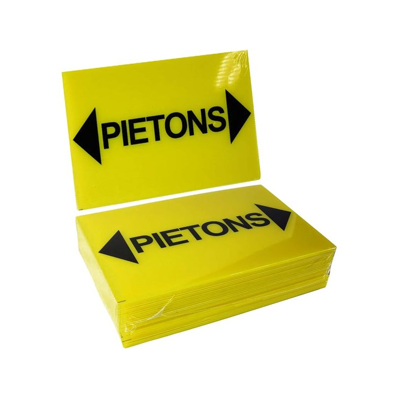 SAC 25 PANNEAUX PIETONSPASSEZ EN FACE