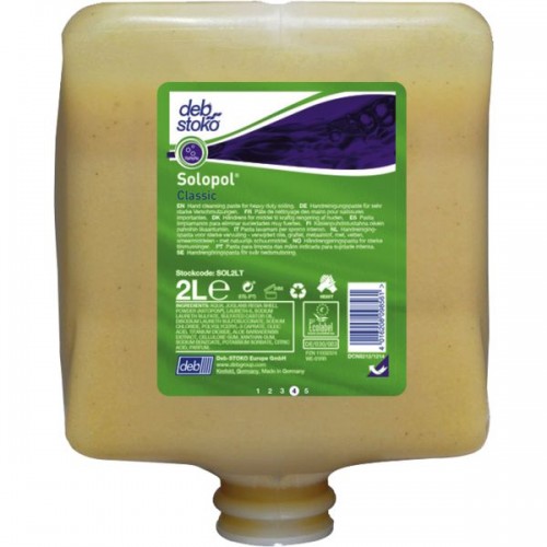 PATE NETTOYANTE SANS SOLVANT SOLOPOL CLASSIC CARTOUCHE 4L
