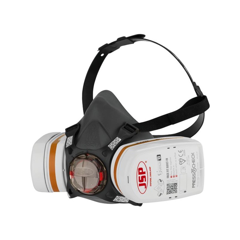 KIT DEMI-MASQUE FORCE ™ 8 AVEC FILTRES PRESSTOCHECK ™ P3 RD