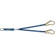 LONGE FOURCHE A SANGLE LSAD DB LE 30MM + CONNECTEUR 1 M10 2 M 53 19403