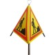 TRIPODE PLIABLE POUR SIGNALTEMPORAIRE DE CHANTIER -700MM