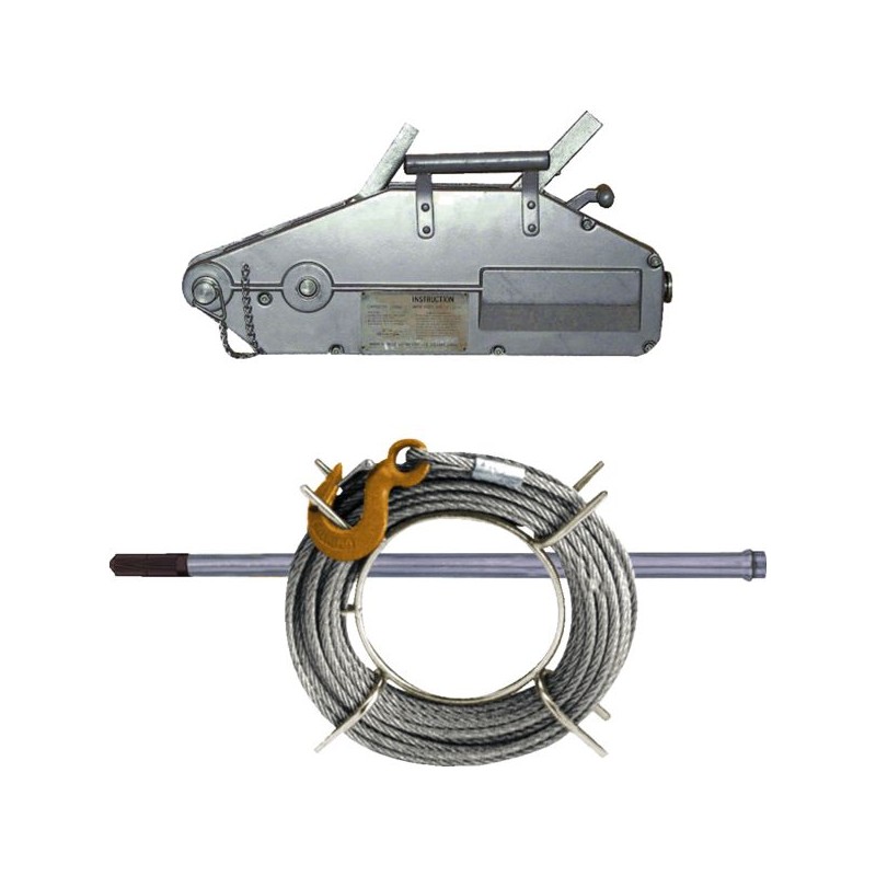 TIREUR A CABLE EN ALUMINIUM FORCE 1600 KGS