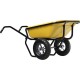 BROUETTE GROS VOLUME JAUNE 160L 1092MG EXPERT TWIN 2 ROUES GONFLEES