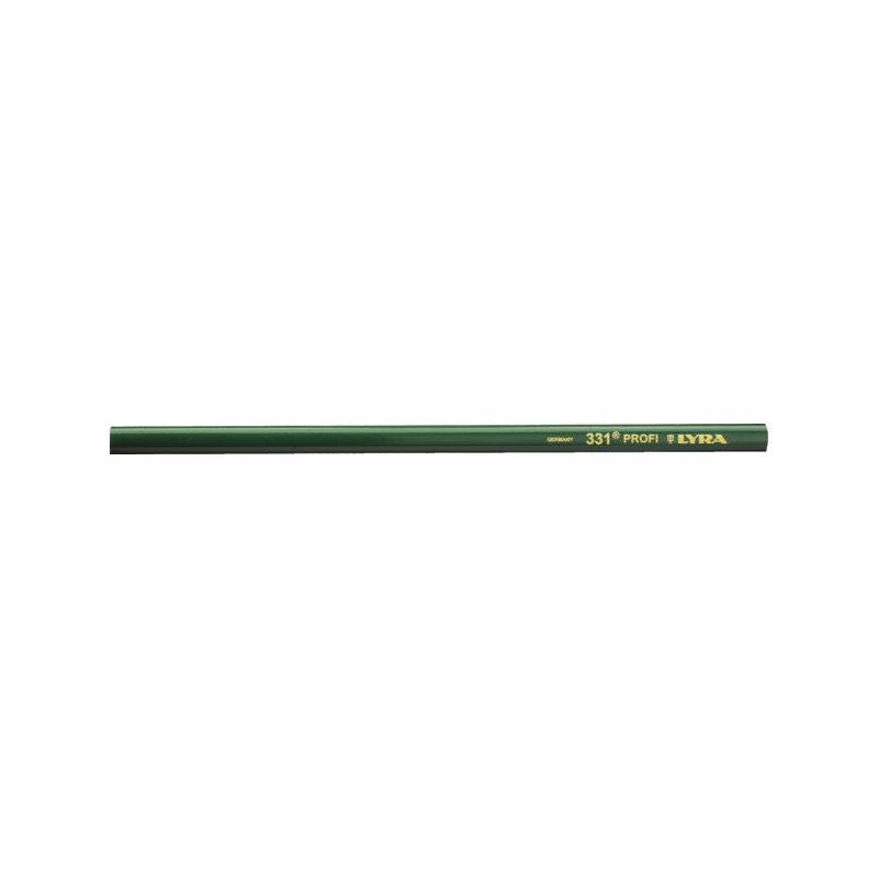 CRAYON OVALE INDUSTRIEL MACON VERT DIAM. 11MM LYRA - BTE 100 P