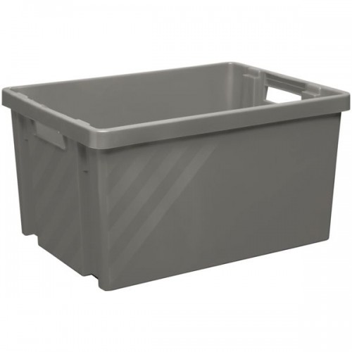 BAC INDUSTRIE GERBABLE ET EMBOITABLE 30 L GRIS