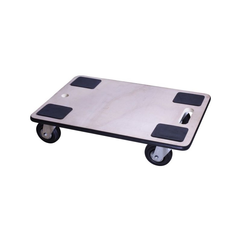 PLATEAU DEMENAGEUR 4 ROUE PLATEAU BOIS CHARGE 300KG