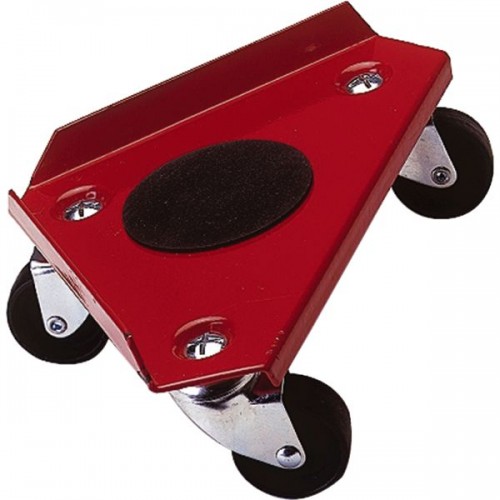 COIN ROULETTE CHARGE 600 KG 3 ROULETTES - EPOXY ROUGE - JEUDE 4