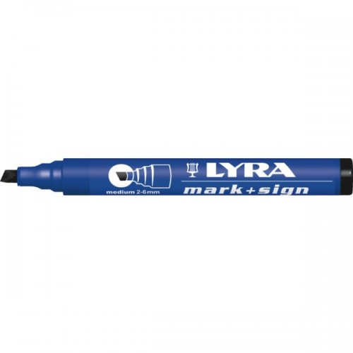 MARQUEUR INDELEBILE POINTE BISEAU NOIR - LA BTE DE 10 - 111N4010N