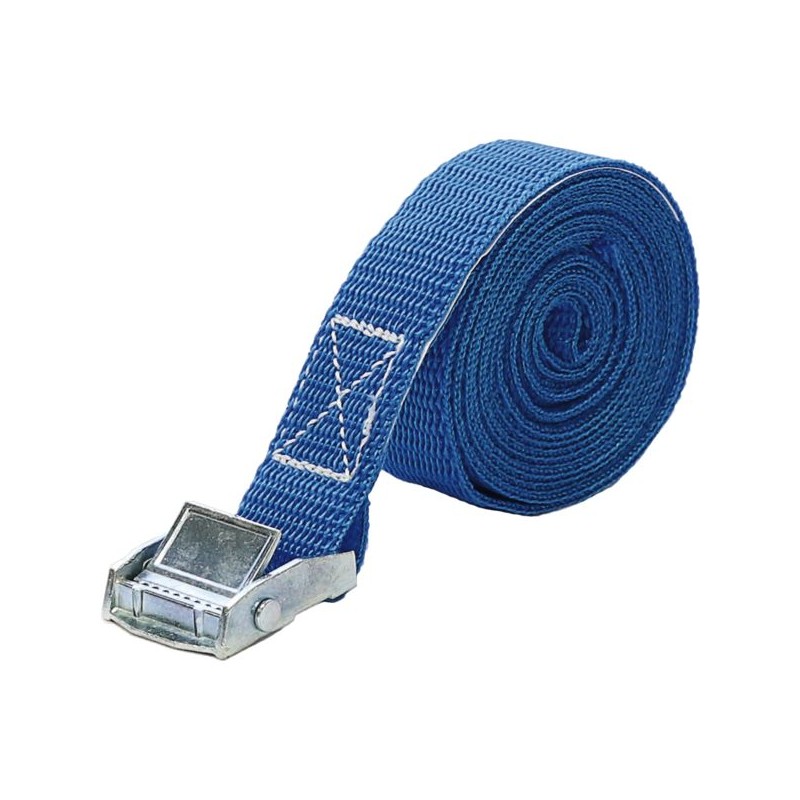 SANGLE A BOUCLE 100% POLYPROPYLENE 2 PIECES  2.5M BLEU 400KG002525/2.5 - HOBBY 4