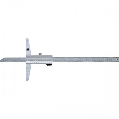 JAUGE DE PROFONDEUR INOX TREMPE 0-200 MM