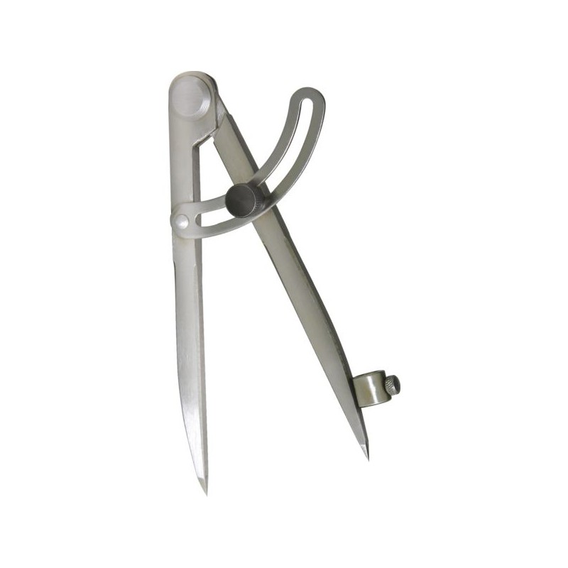 COMPAS PORTE CRAYON A CHARNIERE AVEC SUPPORT LG 200 MM