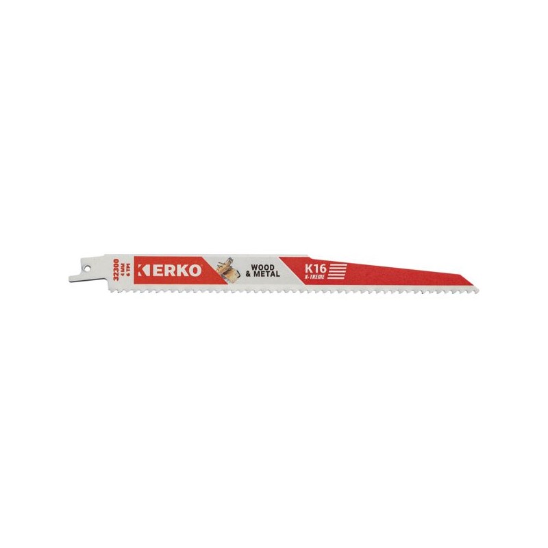 LAME SCIE SABRE BIM ERKO 150 MM 10D METAL ALU 3 - 12 MM - CARTE DE 5
