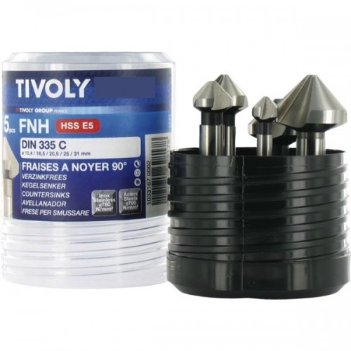 COFFRET FRAISE A CHANFREINERX5 FNH05